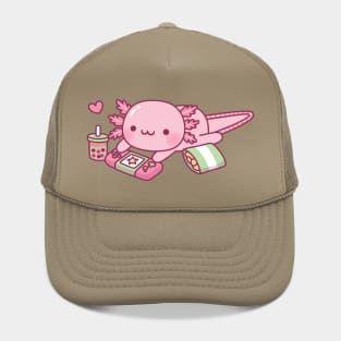 Cute Axolotl Relax Gamer Hat