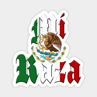 "Mi Raza" Mexican Flag Magnet