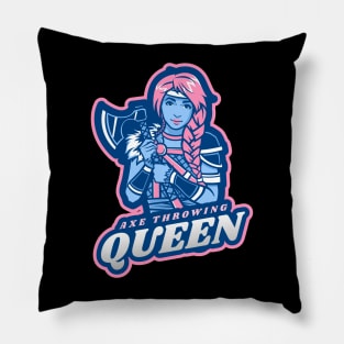 Axe Throwing Queen Pillow