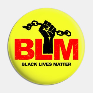 Black Lives Matter 1 (for Light Color Shirts) Pin