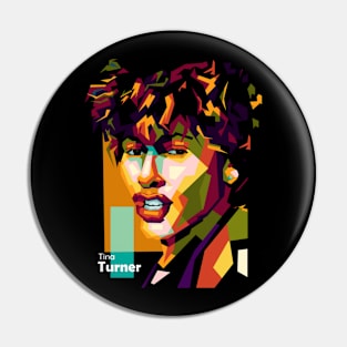 Pop Art Celeb In Wpap Art Pin