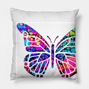 “Stained Glass Butterfly” Pillow