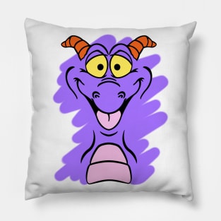 Happy little purple dragon of imagination Cosplay face paint Pillow