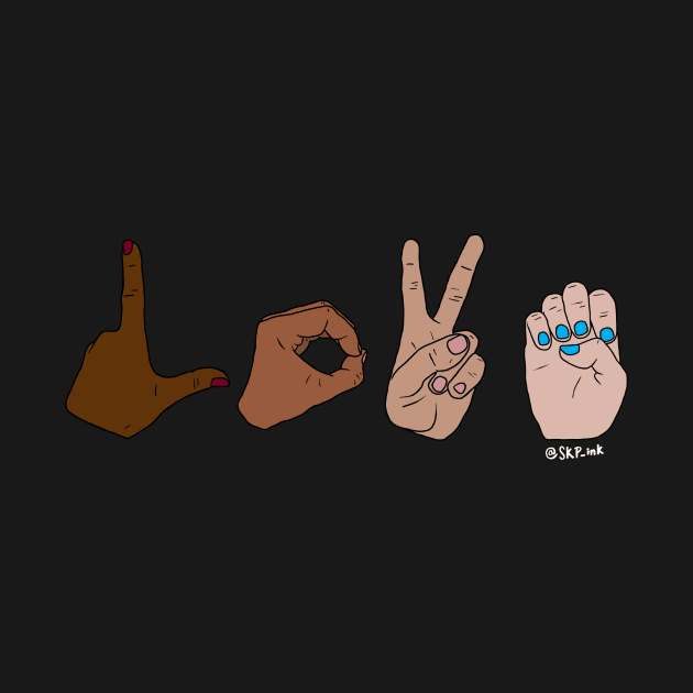 Love American Sign Language by SKPink