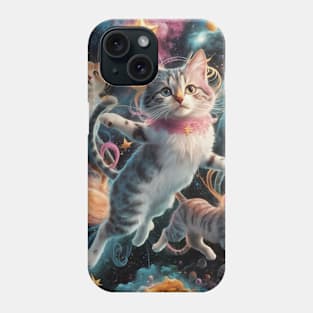 Cosmic Cat Odyssey Phone Case