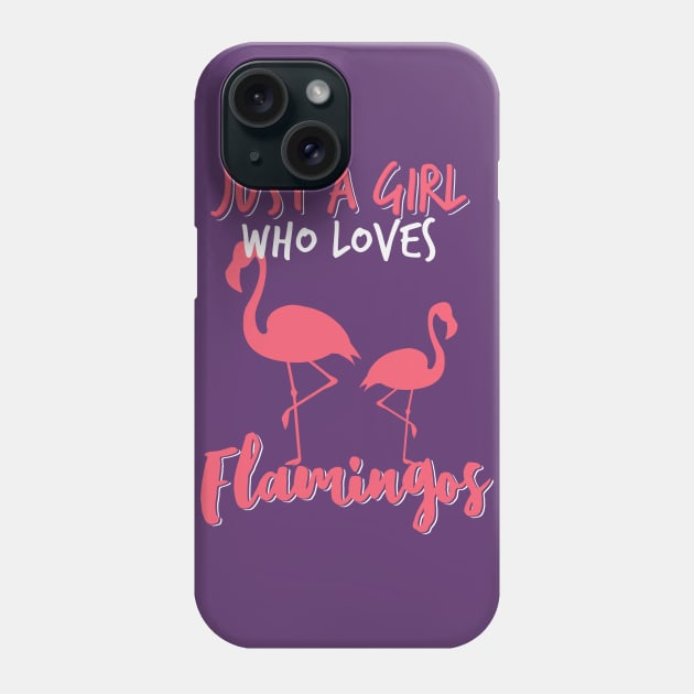 Flamingo Love - Summer Flamingo Girls Phone Case by Shirtbubble