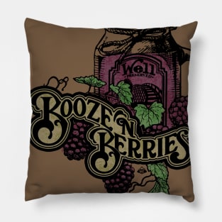 Booze 'n Berries Pillow