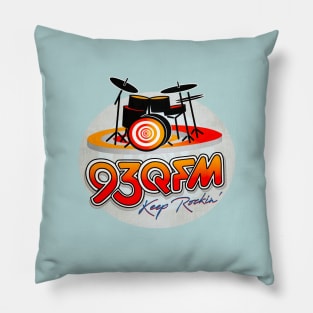 93QFM • Rock On Milwaukee! Pillow