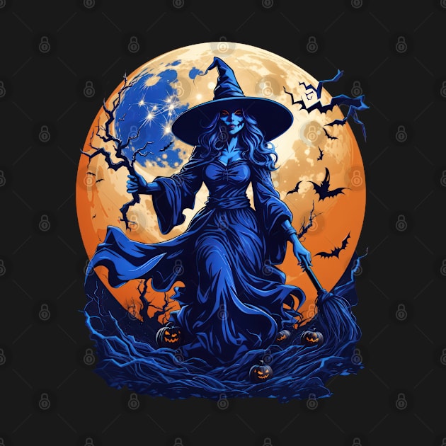 Halloween Bewitching Witch by TooplesArt