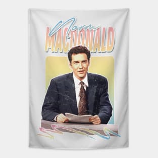 Norm Macdonald // 90s Style Faded-Look Fan Design Tapestry