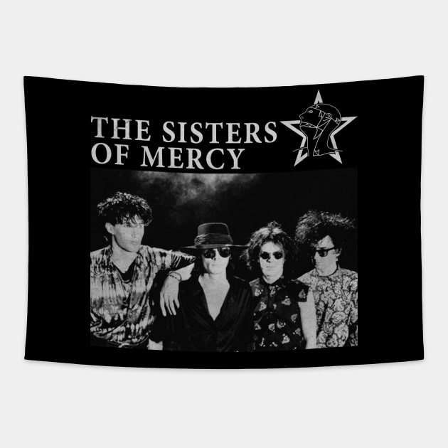 The Sisters Of Mercy Vintage Tapestry by Sal.Priadi