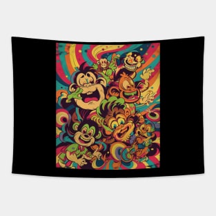 Banana Splits - Monkey Magic Tapestry