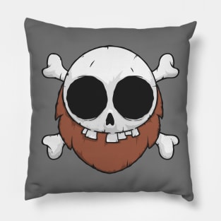 Beard Skull Pillow