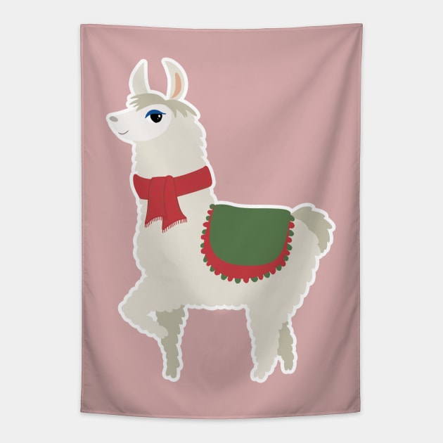 Llama Tapestry by valentinahramov