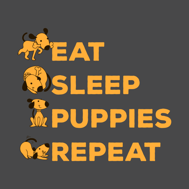 Eat Sleep Puppies Repeat | Funny with Puppies by FLINE