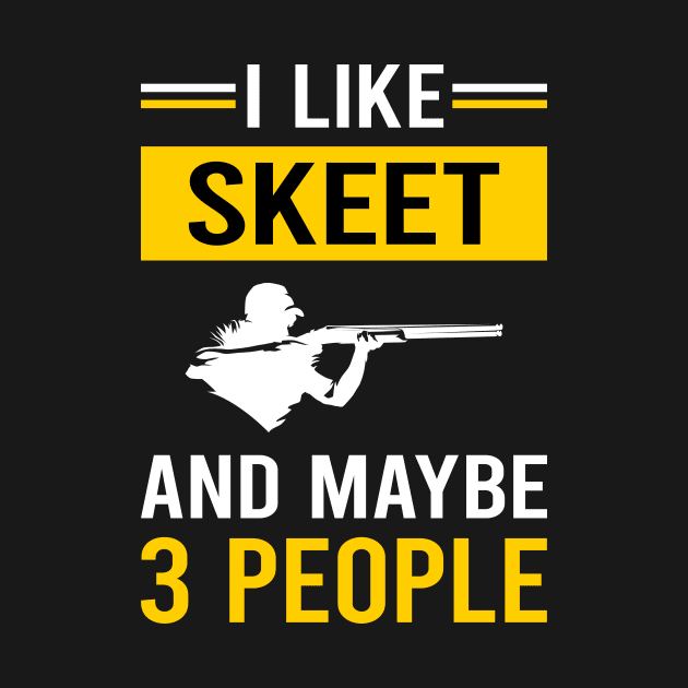 3 People Skeet Shooting by Good Day