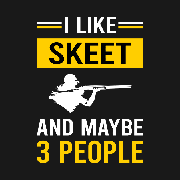 3 People Skeet Shooting by Bourguignon Aror