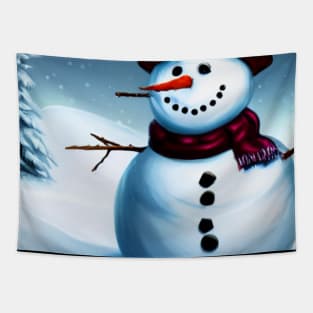 Snowman Tapestry