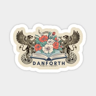 Danforth Vermont Public Library eldritch evil logo Magnet