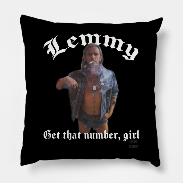 LEMMY2.0 Pillow by David Paul Seymour