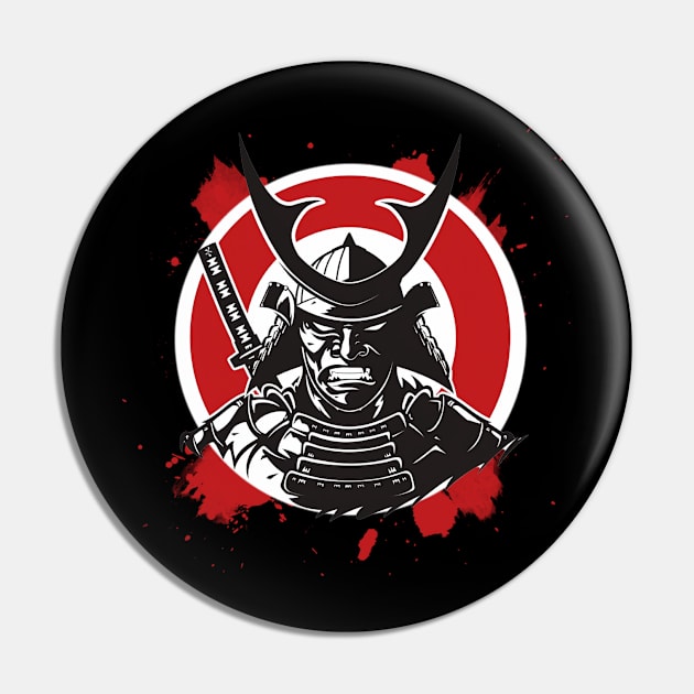 Samurai Warrior Pin by NineBlack