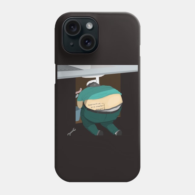 school of plumbers - Lesson one: ass crack Phone Case by gazonula