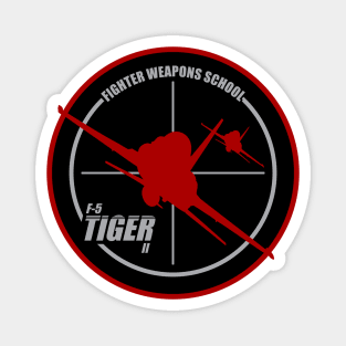 F-5 Tiger II Fighter Weapons School Magnet