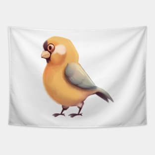 Cute Finch Drawing Tapestry