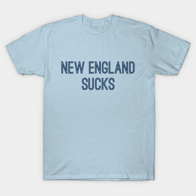 Disover New England Sucks (Navy Text) - New England Sucks - T-Shirt