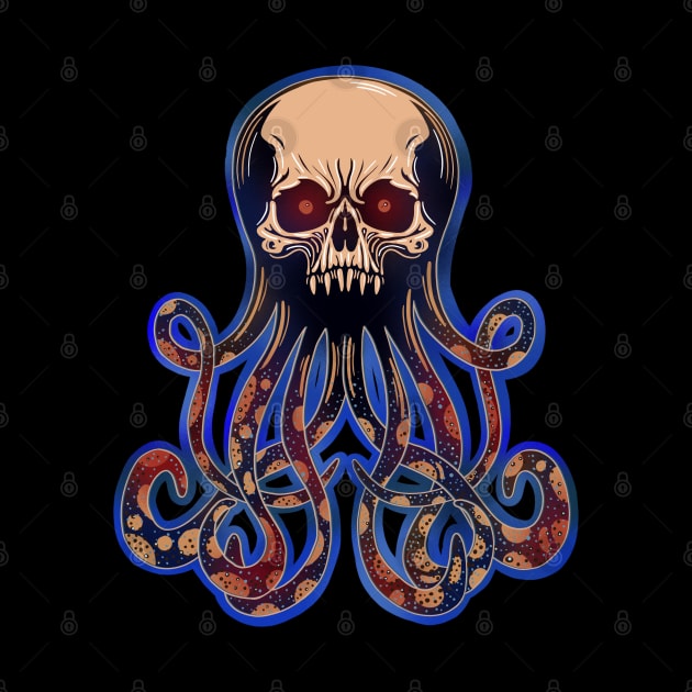 Octopus Skull by DaveDanchuk