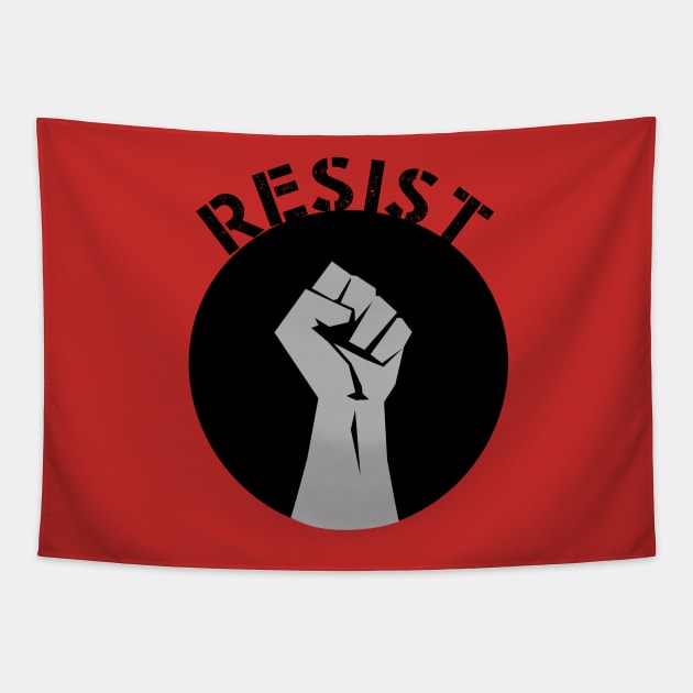 Resist Fist Tapestry by htdesigns