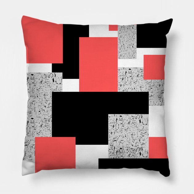 Shape abstract art Pillow by ByuDesign15