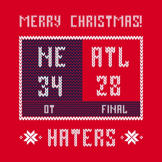 Football Ugly Christmas Sweater Shirt, NE ATL OT, New England vs Atlanta Superbowl by caitlinrouille