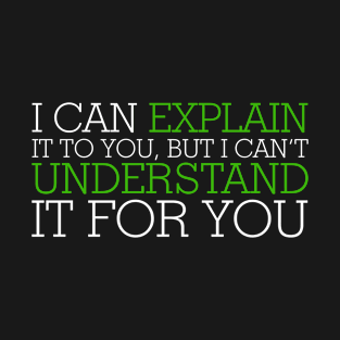 I Can Explain It To You T-Shirt