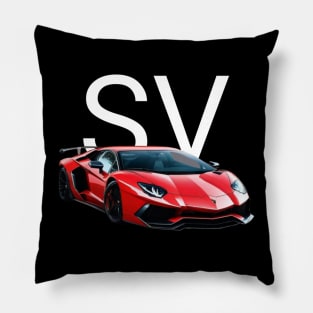 Lamborghini Aventador SV Pillow