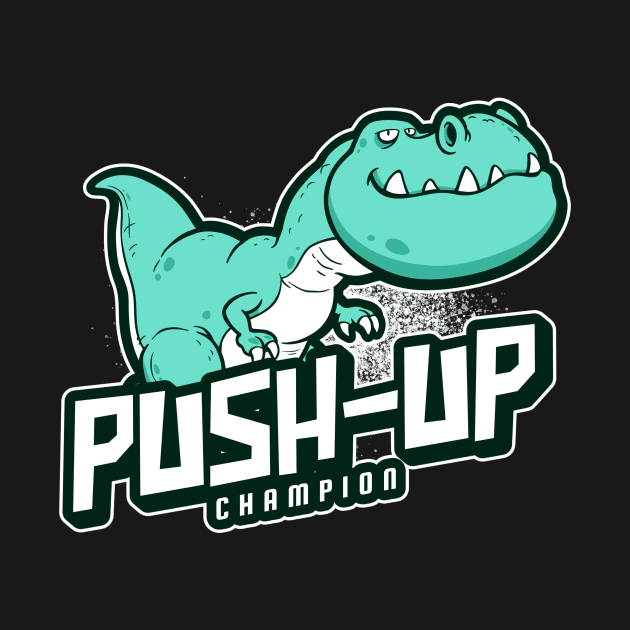 Workout Gym Push-Up T-Rex fitness Dinosaur ! by The Hammer