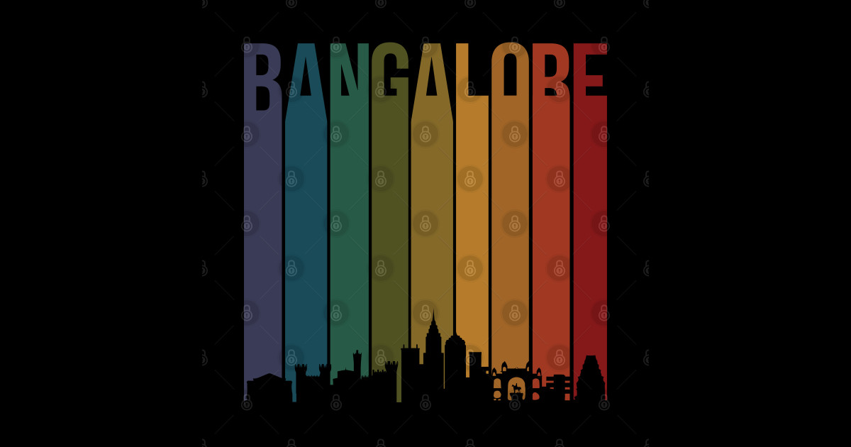 Bangalore Bengaluru Indian City Desi Design India Posters and Art Prints TeePublic