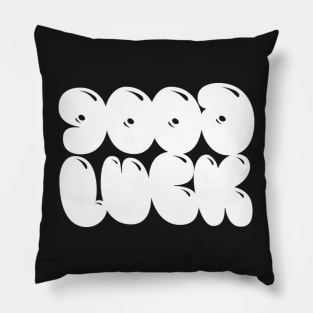 Bubble Bobble Good Luck Pillow