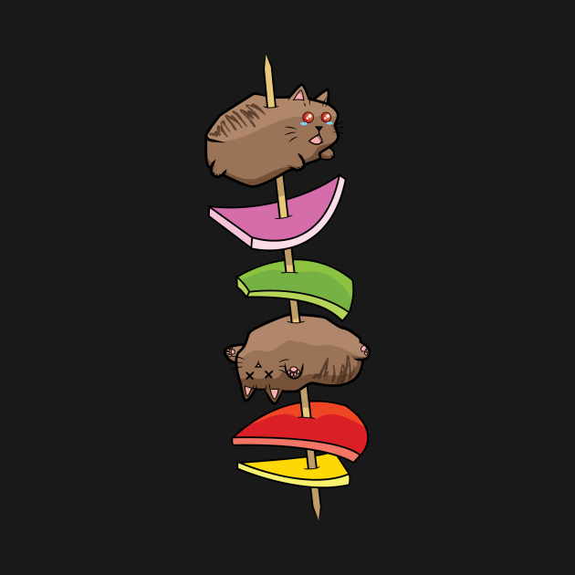 Shish Kabob Cats by smoorestudios