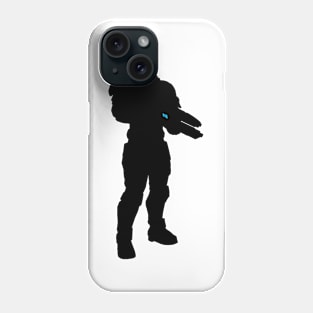 Futuristic Human Soldier Silhouette Phone Case