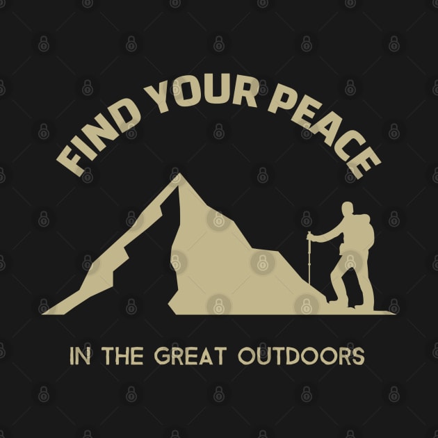 find your peace in the great outdoor by lmdesignco