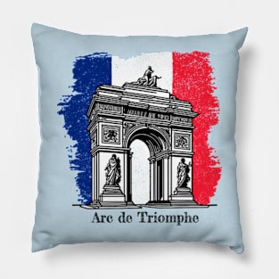 Arc de Triomphe France Pillow