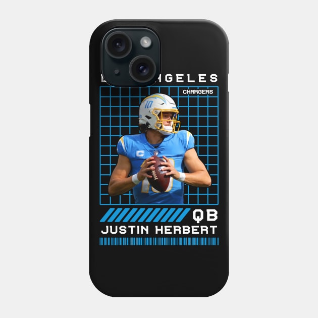 JUSTIN HERBERT - QB - LOS ANGELES CHARGERS Phone Case by Mudahan Muncul 2022