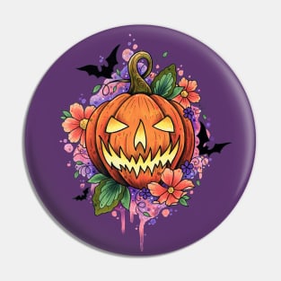 Jack O Lantern Pumpkin Design by Lorna Laine Pin