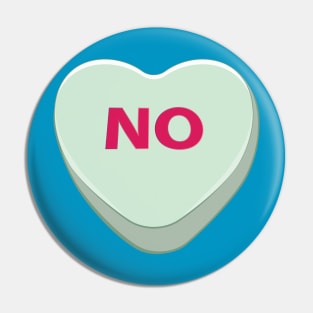 No candy heart Pin