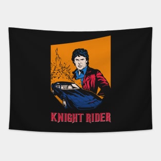 Knight Rider - Michael Knight - Kitt Supercar Tapestry