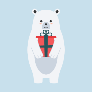 Merry Christmas Polar Bear T-Shirt