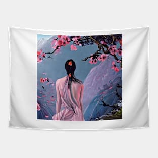 japan landscape Tapestry