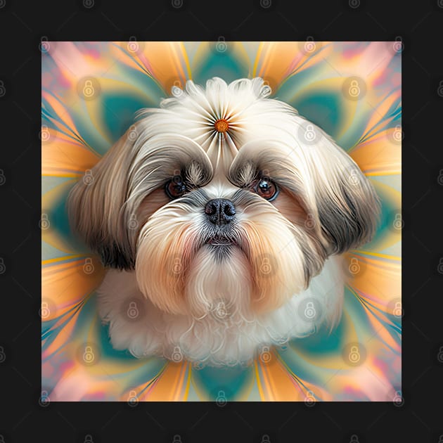 Fractal Design of A Shih Tzu by daniel4510