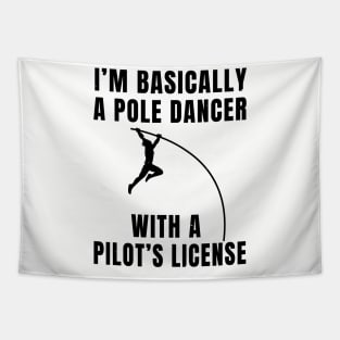 Pole Vault Dancer Pilot Joke Athlete Gift Tapestry